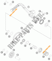 KICKSTART PEDALEN voor KTM 500 XC-W 2016