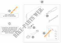 GEREEDSCHAPSET / HANDBOEK / OPTIES voor KTM 300 XC 2011