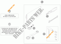 GEREEDSCHAPSET / HANDBOEK / OPTIES voor KTM 300 XC 2009