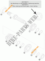 VERSNELLINGSBAK PRIMAIRE AS voor KTM 150 XC 2011