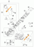 GASKLEP HUIS voor KTM 250 XCF-W 2015