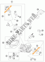 GASKLEP HUIS voor KTM 450 XC-W 2013