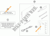 GEREEDSCHAPSET / HANDBOEK / OPTIES voor KTM 450 XC-W 2013