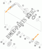 KICKSTART PEDALEN voor KTM 450 XC-W 2013