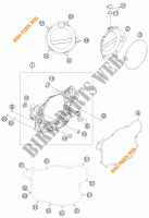 KOPPELINGS DEKSEL voor KTM 450 XC-W 2013