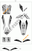 STICKERS voor KTM 350 XCF-W SIX DAYS 2014