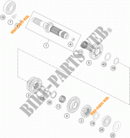 VERSNELLINGSBAK PRIMAIRE AS voor KTM 350 XCF-W SIX DAYS 2014