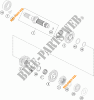 VERSNELLINGSBAK PRIMAIRE AS voor KTM 350 XCF-W 2014