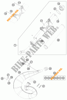 UITLAAT voor KTM 250 XC 2016
