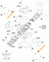 CILINDER / CILINDERKOP voor KTM 250 XC-W 2011