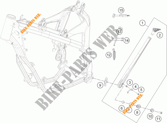STANDAARD voor KTM FREERIDE 250 R 2015