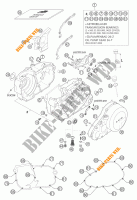 CARTERDELEN voor KTM 640 LC4-E ORANGE 18L 2002