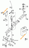 REMPOMP ACHTER voor KTM 640 LC4-E ORANGE 18L 2002