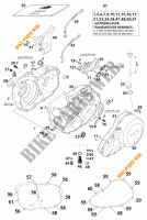CARTERDELEN voor KTM 640 LC4-E 2001