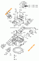 CILINDERKOP voor KTM 640 LC4-E 2001