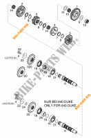 VERSNELLINGSBAK SECUNDAIRE AS voor KTM 640 LC4 2001