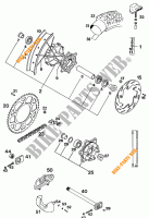ACHTERWIEL voor KTM 620 E-XC 20KW/20LT 1994