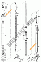 VOORVORK (ONDERDELEN) voor KTM 620 E-XC 20KW/20LT 1994