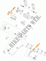 SCHAKEL MECHANISME voor KTM RC 390 WHITE ABS 2016