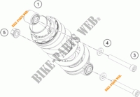 SCHOKBREKER voor KTM RC 390 WHITE ABS 2016