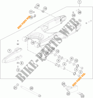 ACHTERBRUG voor KTM 450 RALLY FACTORY REPLICA 2017
