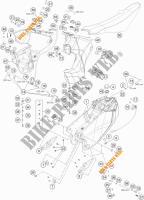 TANK / ZADEL voor KTM 450 RALLY FACTORY REPLICA 2017