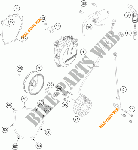 DYNAMO voor KTM 450 RALLY FACTORY REPLICA 2017
