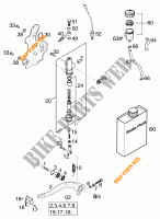 REMPOMP ACHTER voor KTM 520 EXC RACING 2001