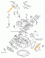 CILINDERKOP voor KTM 540 SXS RACING 2001