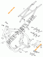 FRAME voor KTM 540 SXS RACING 2001