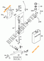 REMPOMP ACHTER voor KTM 540 SXS RACING 2001