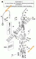 CARBURATEUR  voor KTM 540 SXC  1999