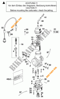 CARBURATEUR  voor KTM 540 SXC  1999