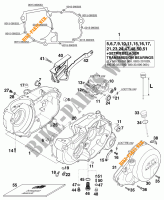 CARTERDELEN voor KTM 540 SXC  1999