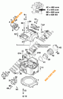 CILINDERKOP voor KTM 540 SXC  1999
