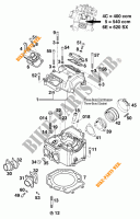 CILINDERKOP voor KTM 540 SXC  1999