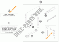 GEREEDSCHAPSET / HANDBOEK / OPTIES voor KTM 530 EXC SIX DAYS 2011
