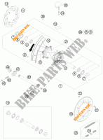 ACHTERWIEL voor KTM 300 EXC FACTORY EDITION 2011