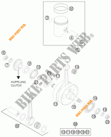 KRUKAS / ZUIGER voor KTM 300 EXC FACTORY EDITION 2011