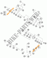 UITLAATKLEPPEN voor KTM 300 EXC FACTORY EDITION 2011