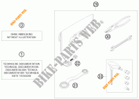 GEREEDSCHAPSET / HANDBOEK / OPTIES voor KTM 300 EXC-E SIX DAYS 2010