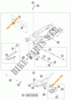 ACHTERBRUG voor KTM 250 EXC-F FACTORY EDITION 2011