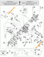 CARBURATEUR  voor KTM 250 EXC-F FACTORY EDITION 2011