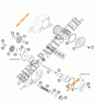 OLIEPOMP voor KTM 250 EXC-F FACTORY EDITION 2011