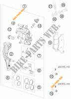 REMKLAUW VOOR voor KTM 250 EXC-F FACTORY EDITION 2011