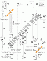 VOORVORK (ONDERDELEN) voor KTM 250 EXC-F FACTORY EDITION 2011