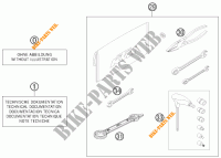 GEREEDSCHAPSET / HANDBOEK / OPTIES voor KTM 250 EXC-F 2013