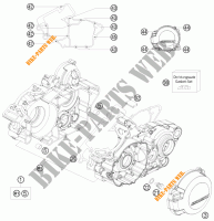 CARTERDELEN voor KTM 125 EXC SIX-DAYS 2011