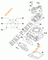 CILINDER voor KTM 125 EXC 2000
