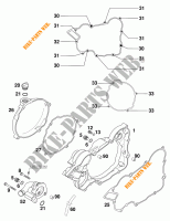 KOPPELINGS DEKSEL voor KTM 125 EXC 2000